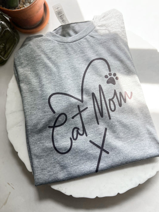 Cat Mom T-shirt